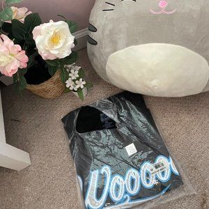 Charlotte Flair 'Wooooo' Black Blue T shirt Wrestling WWE 4XL